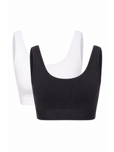 BEAUTY COTTON CROP TOP BRA DUO PACK