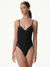 SHEER OPAQUE BODYSUIT