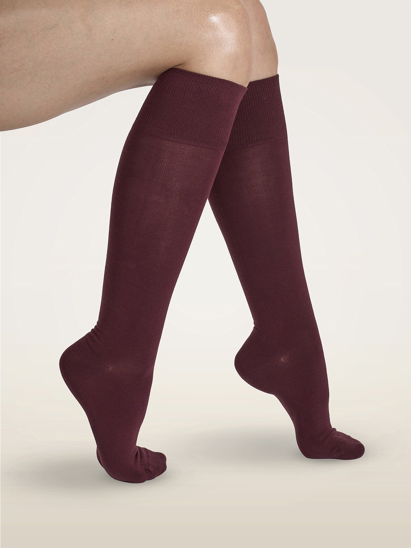 STRETCH COTTON KNEE HIGHS