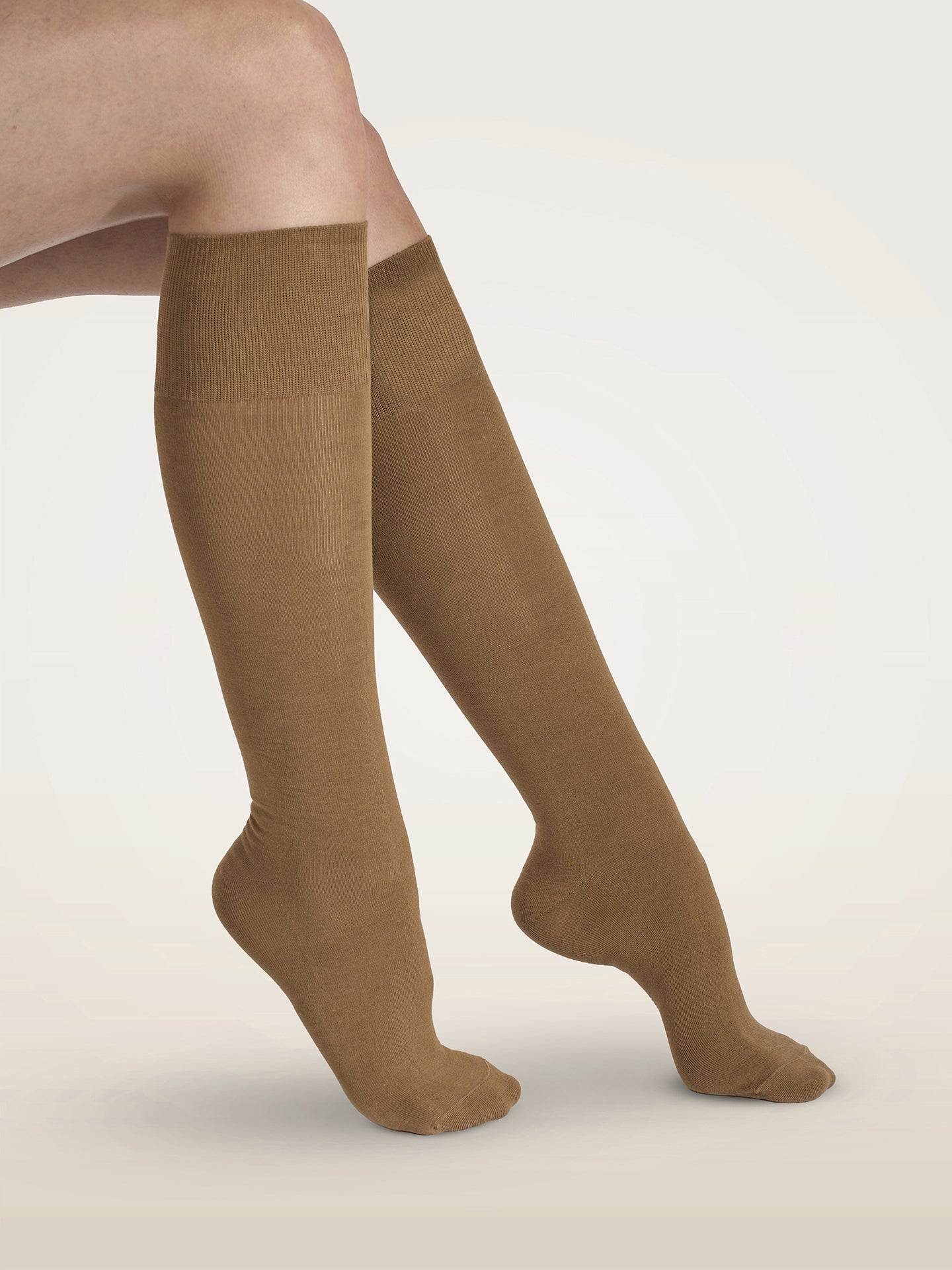 STRETCH COTTON KNEE HIGHS