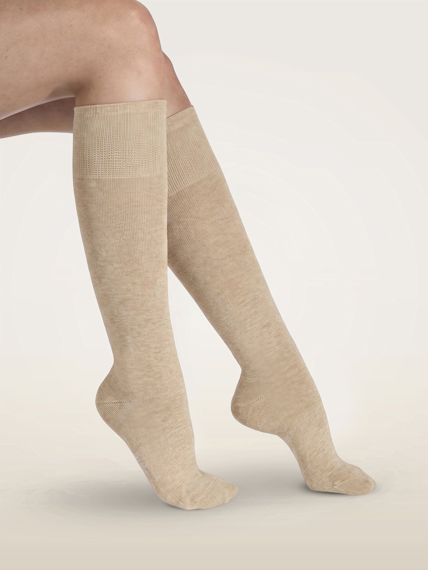 STRETCH COTTON KNEE HIGHS