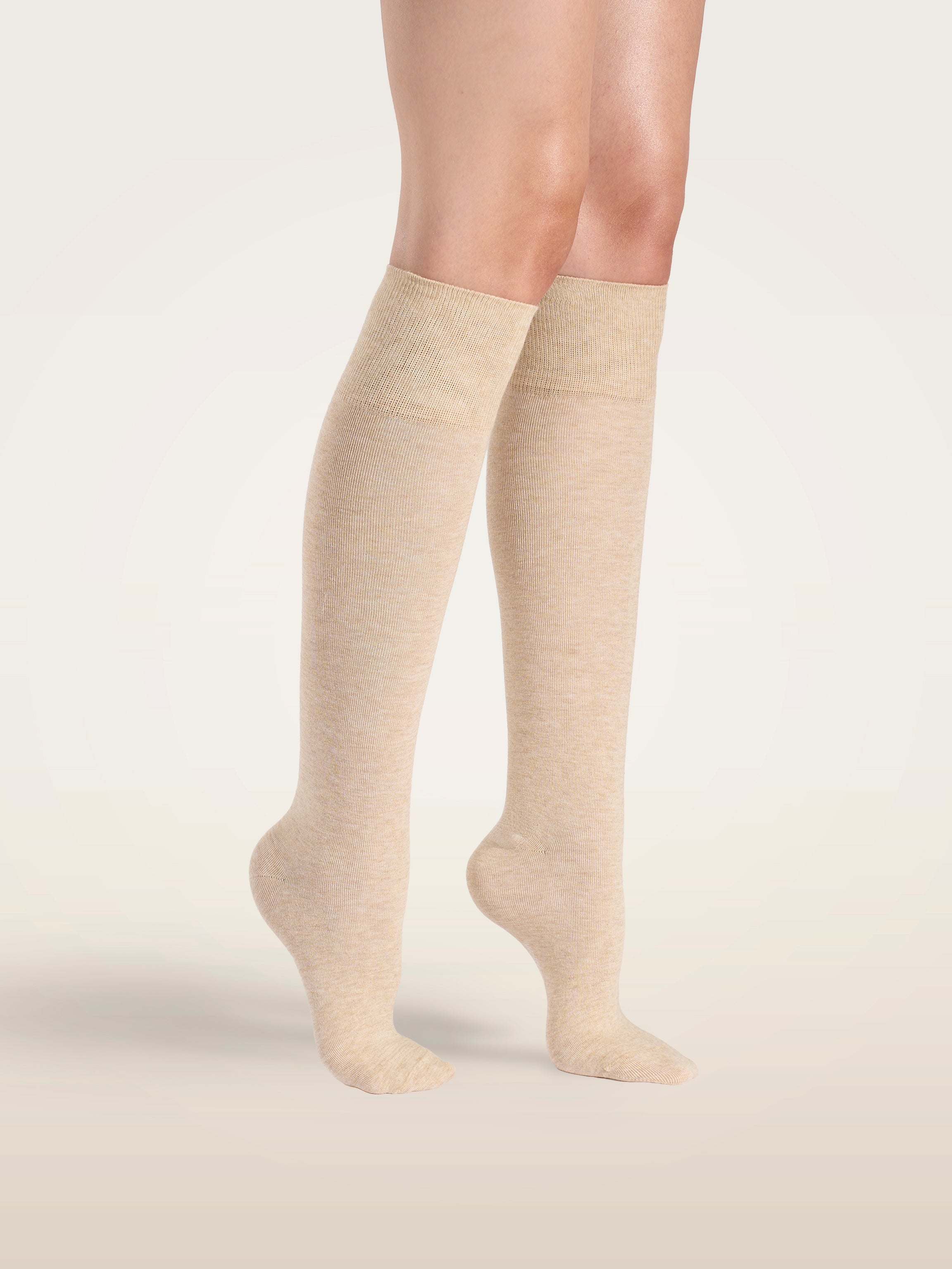STRETCH COTTON KNEE HIGHS