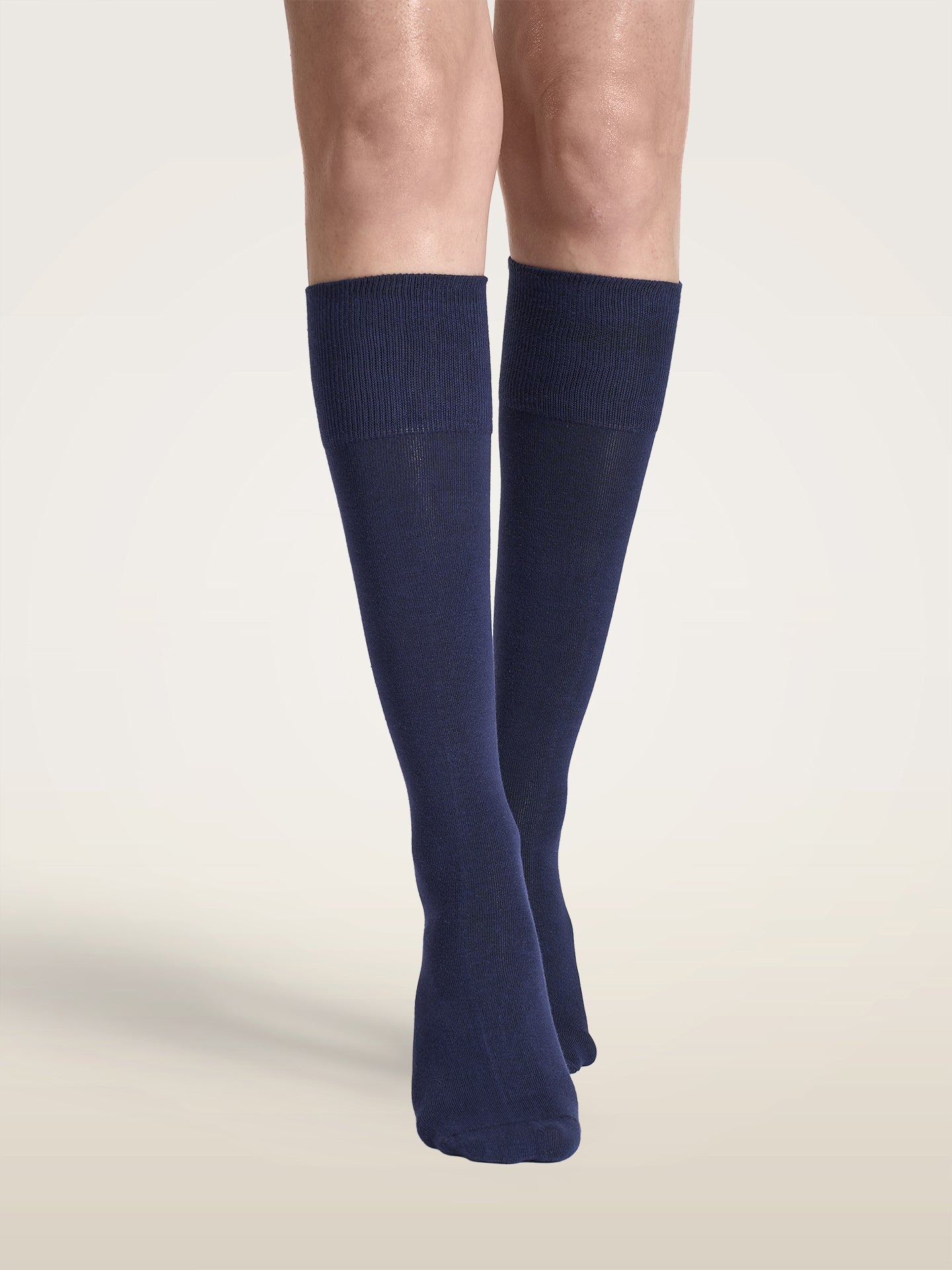 STRETCH COTTON KNEE HIGHS