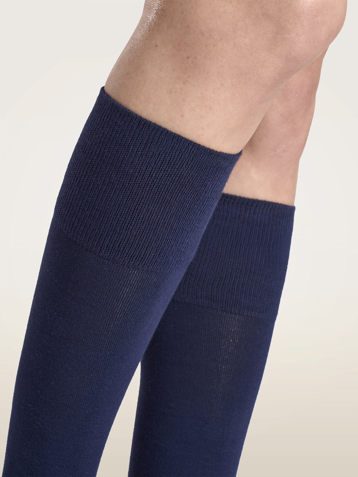 STRETCH COTTON KNEE HIGHS