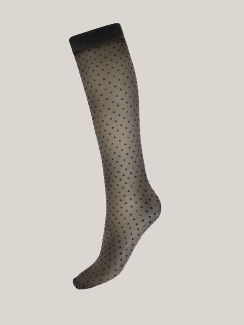 MULTICOLORED DOT KNEE HIGHS
