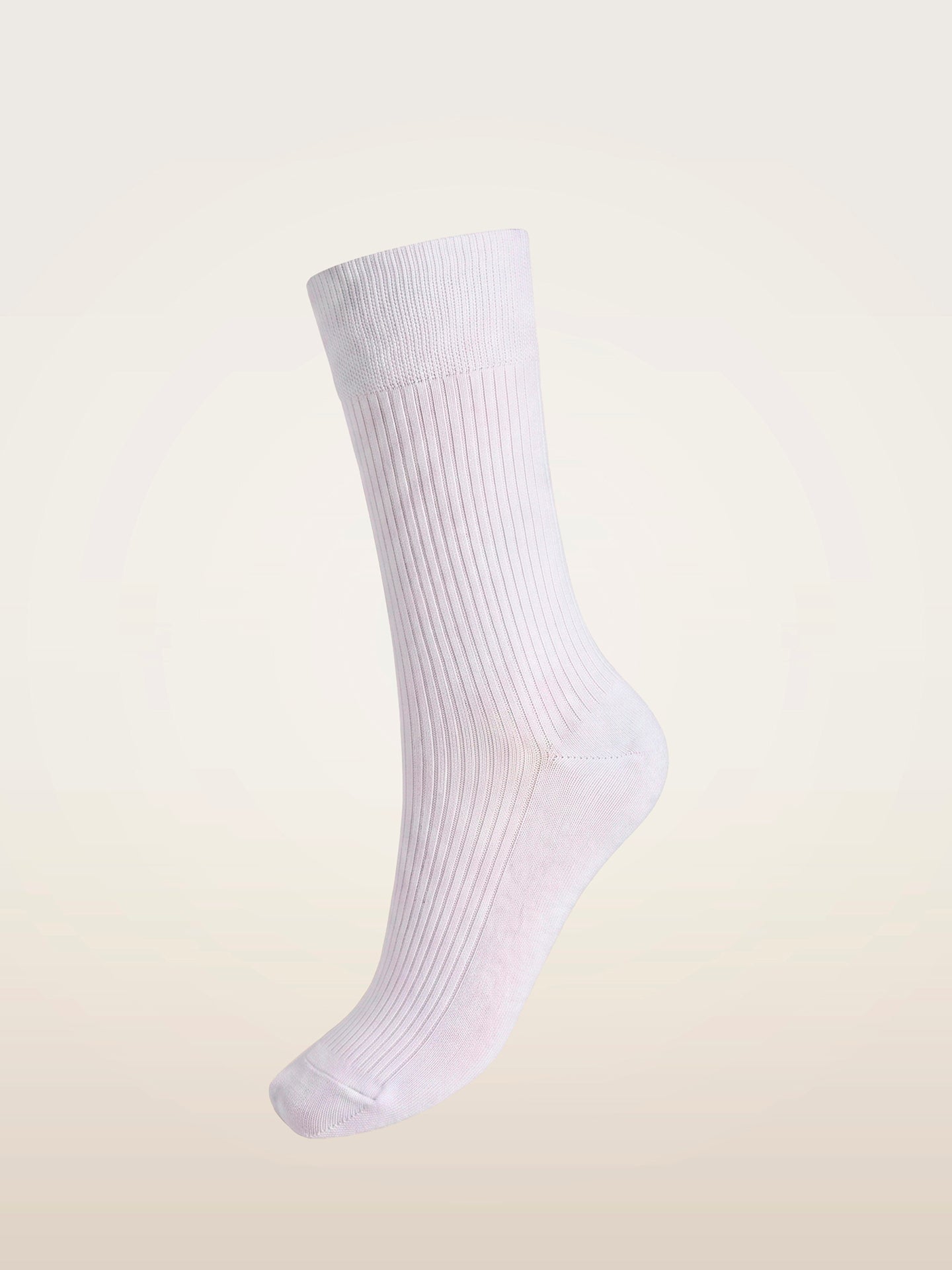 RIBBED STRETCH COTTON SOCKS