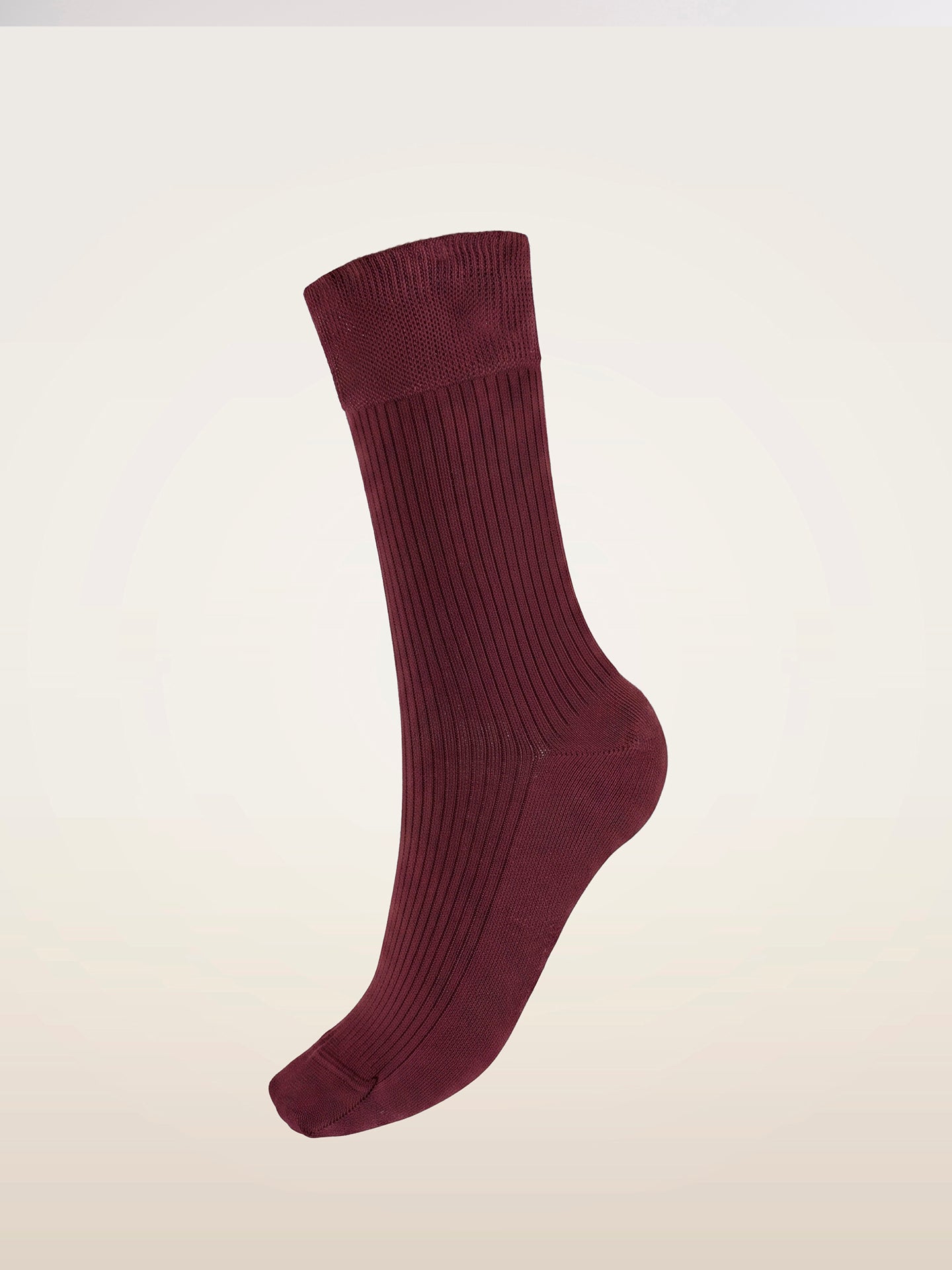 RIBBED STRETCH COTTON SOCKS