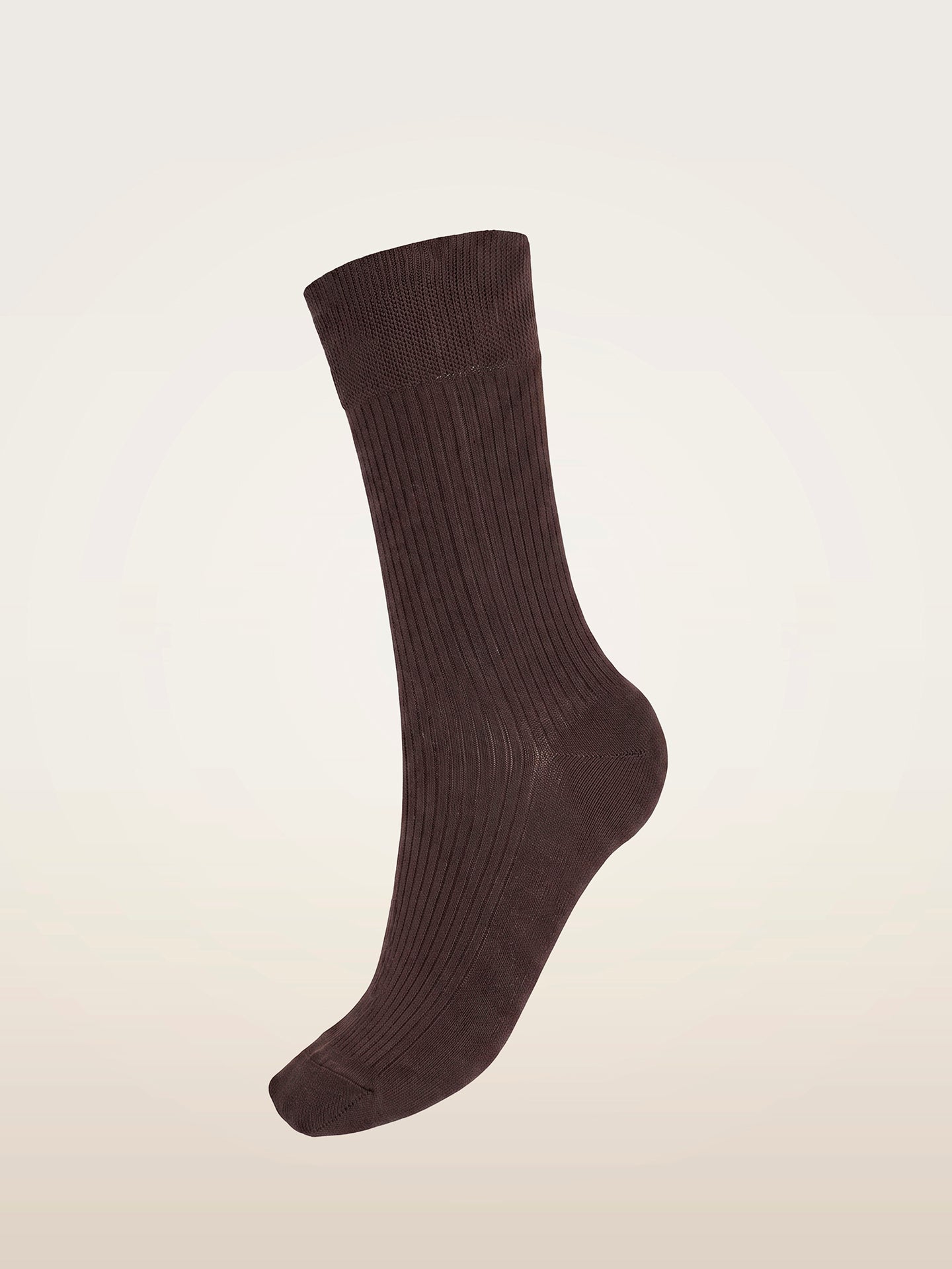 RIBBED STRETCH COTTON SOCKS