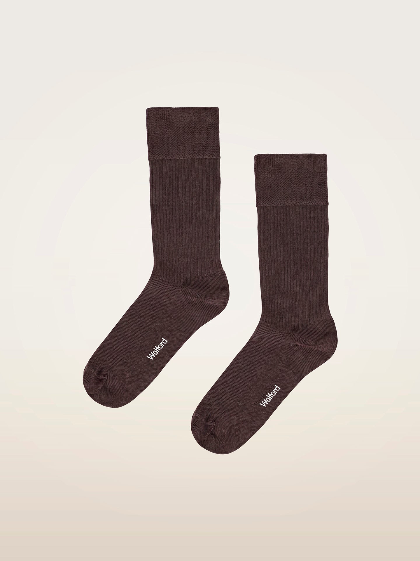 RIBBED STRETCH COTTON SOCKS