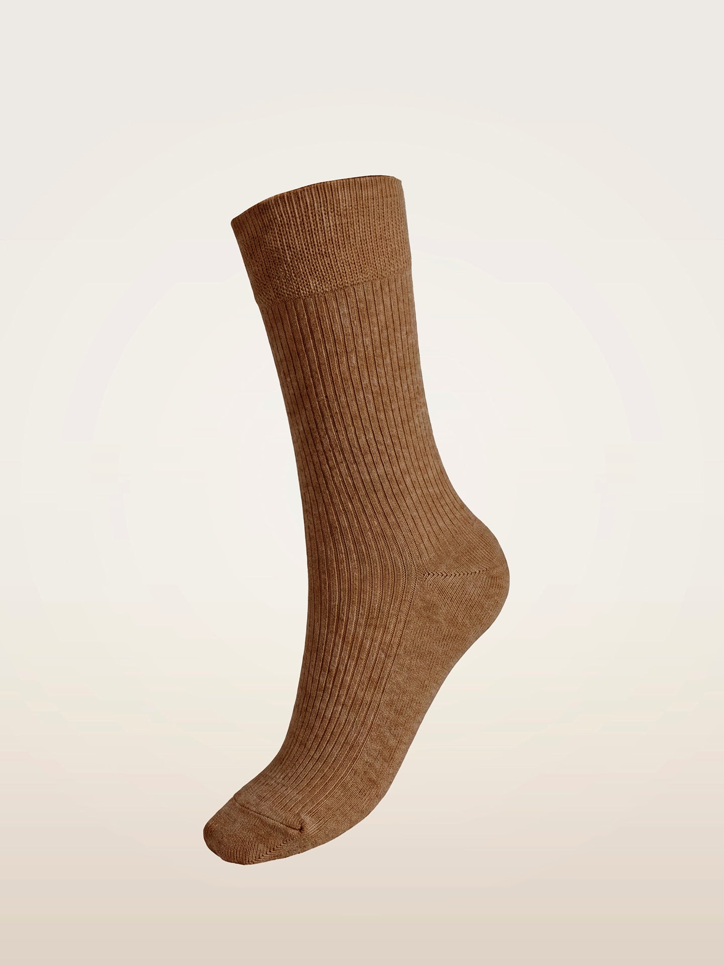 RIBBED STRETCH COTTON SOCKS
