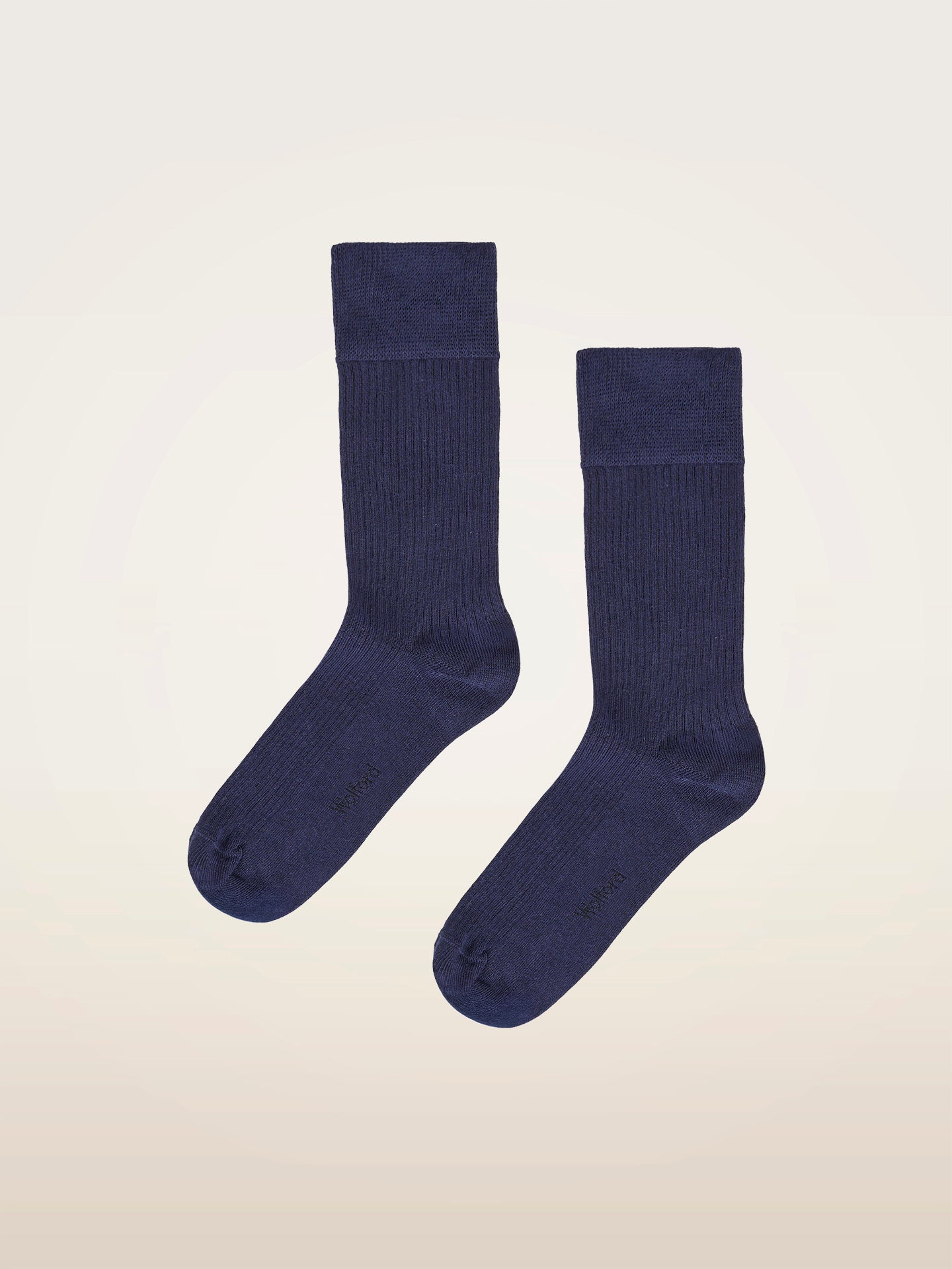 RIBBED STRETCH COTTON SOCKS