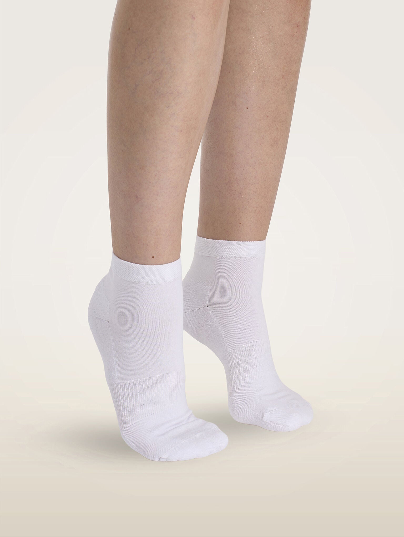 COTTON BLEND TERRY SNEAKER SOCKS DUO PACK