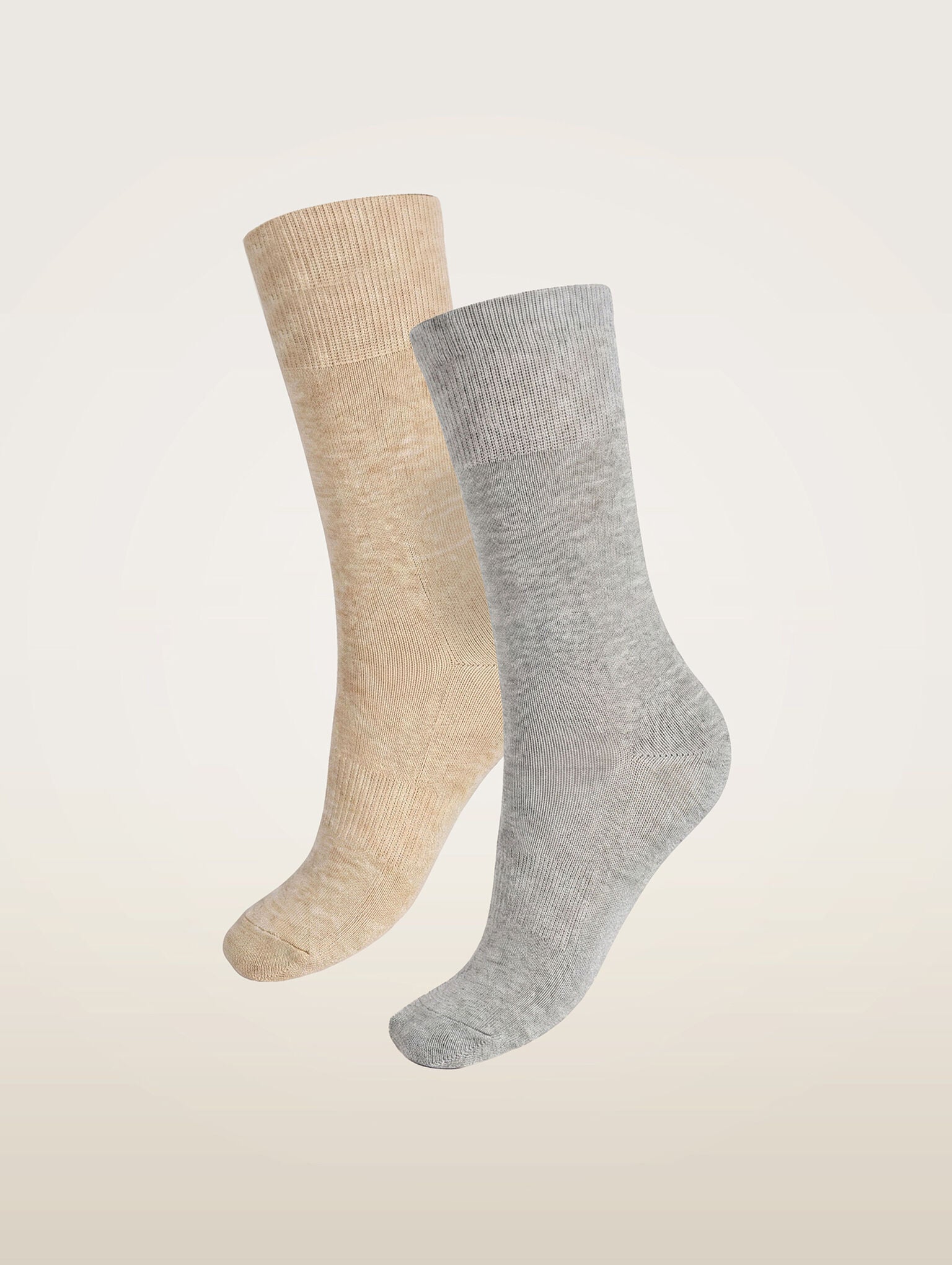 COTTON BLEND TERRY SOCKS DUO PACK
