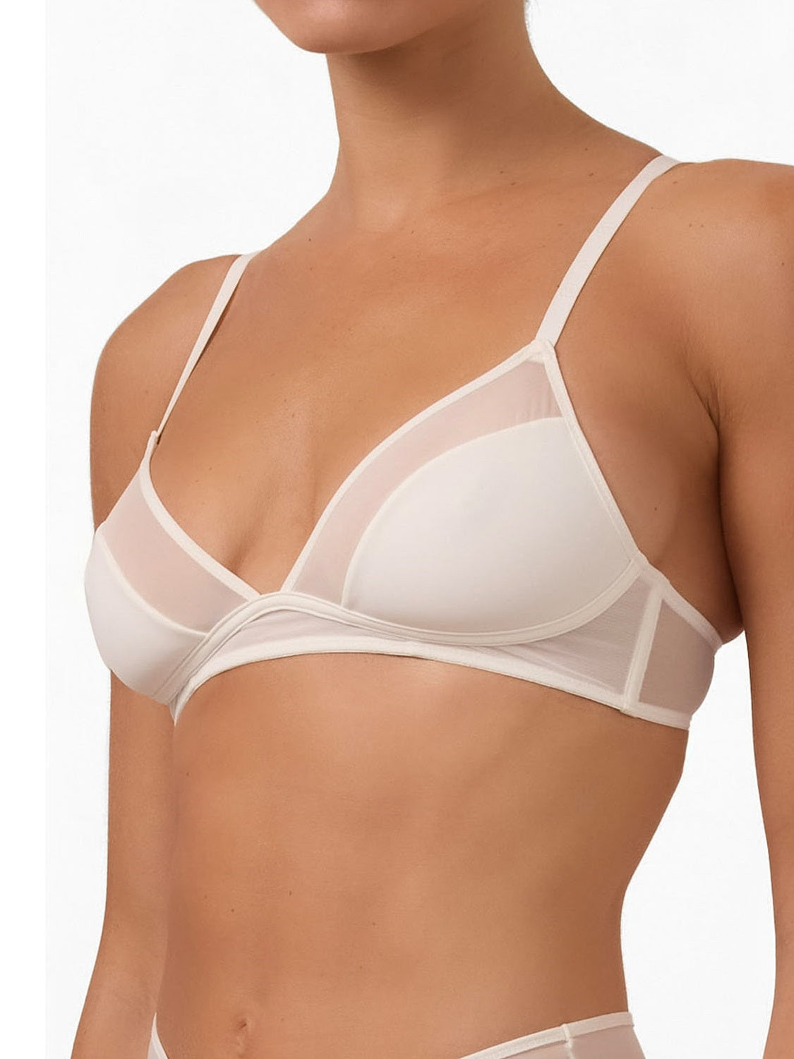 SHEER OPAQUE SKIN BRA