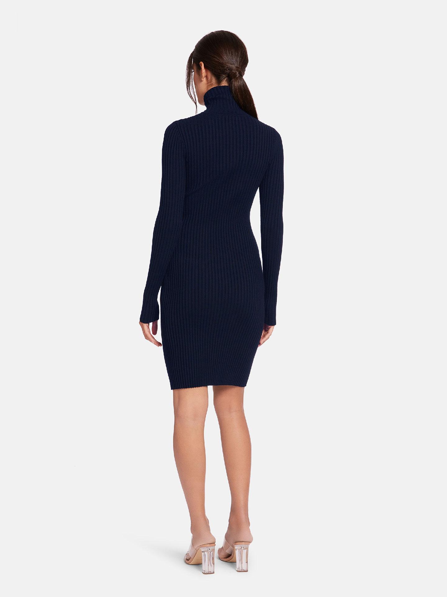MERINO RIB DRESS