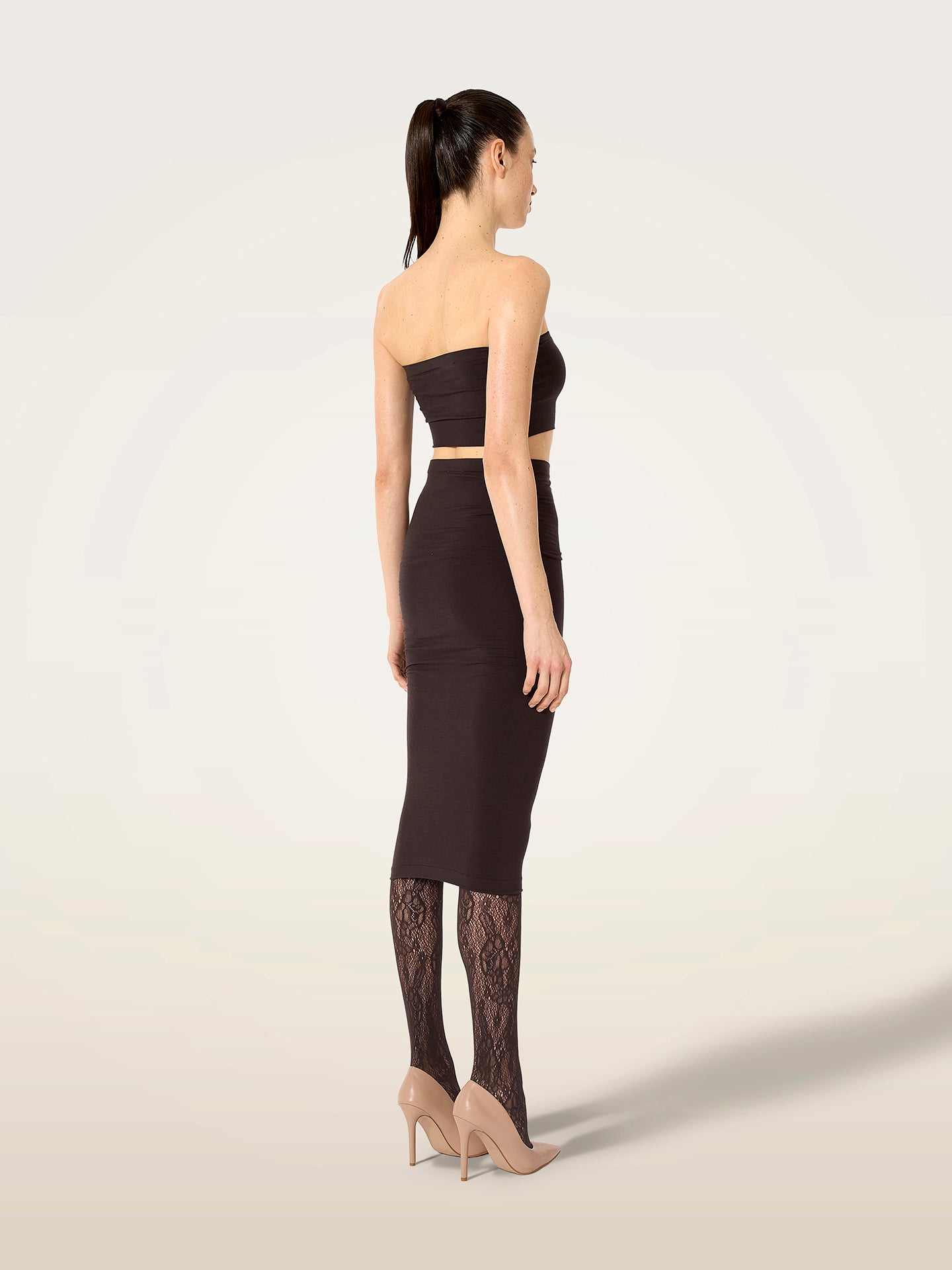 SEAMLESS WOOL SKIRT