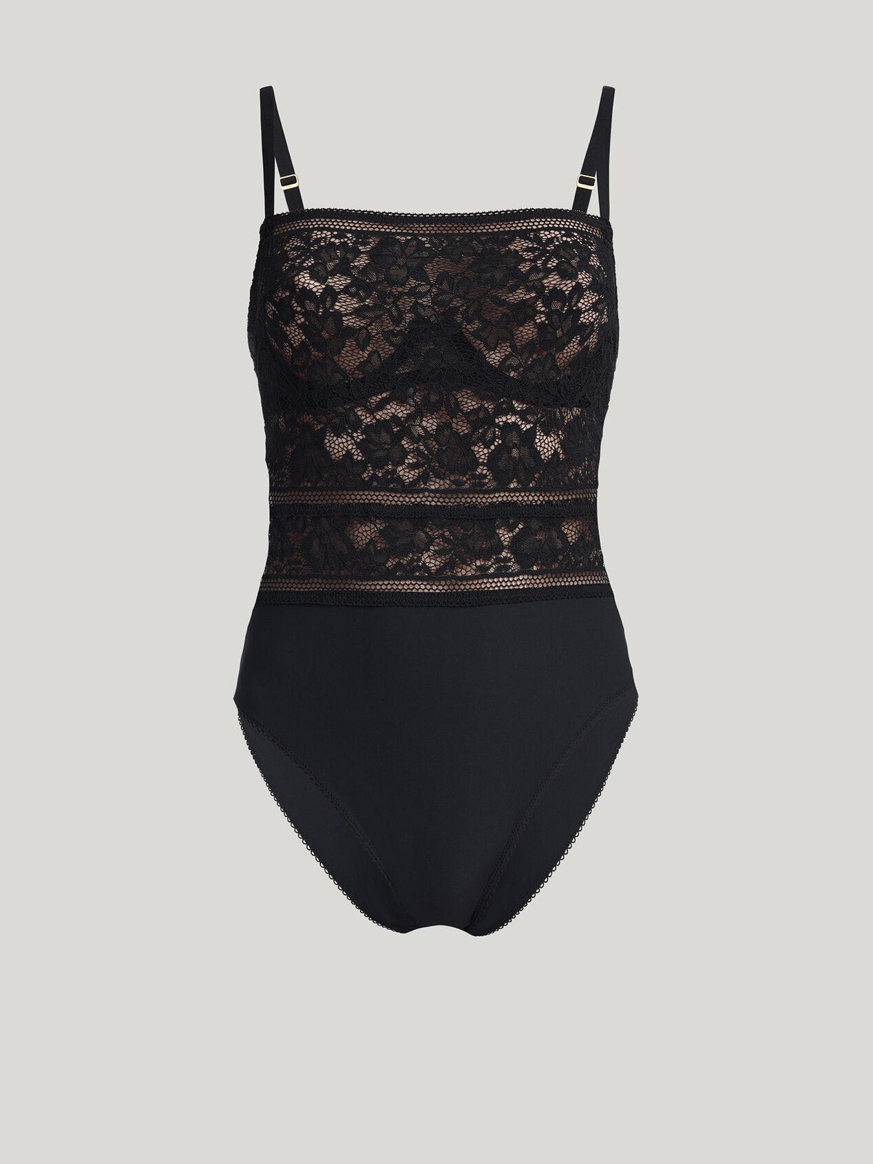 STRAIGHT LACED SHAPING BODYSUIT