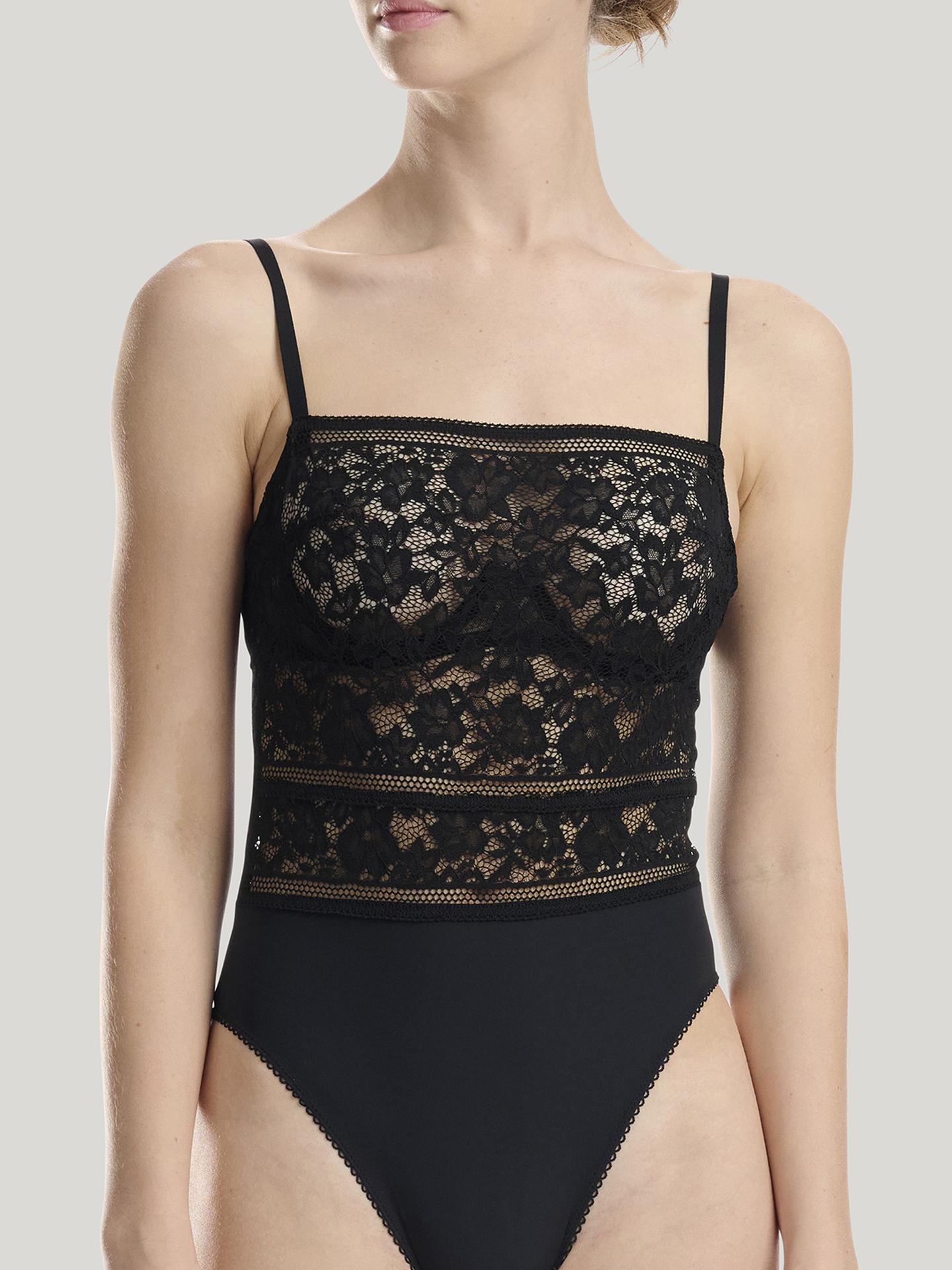 STRAIGHT LACED SHAPING BODYSUIT
