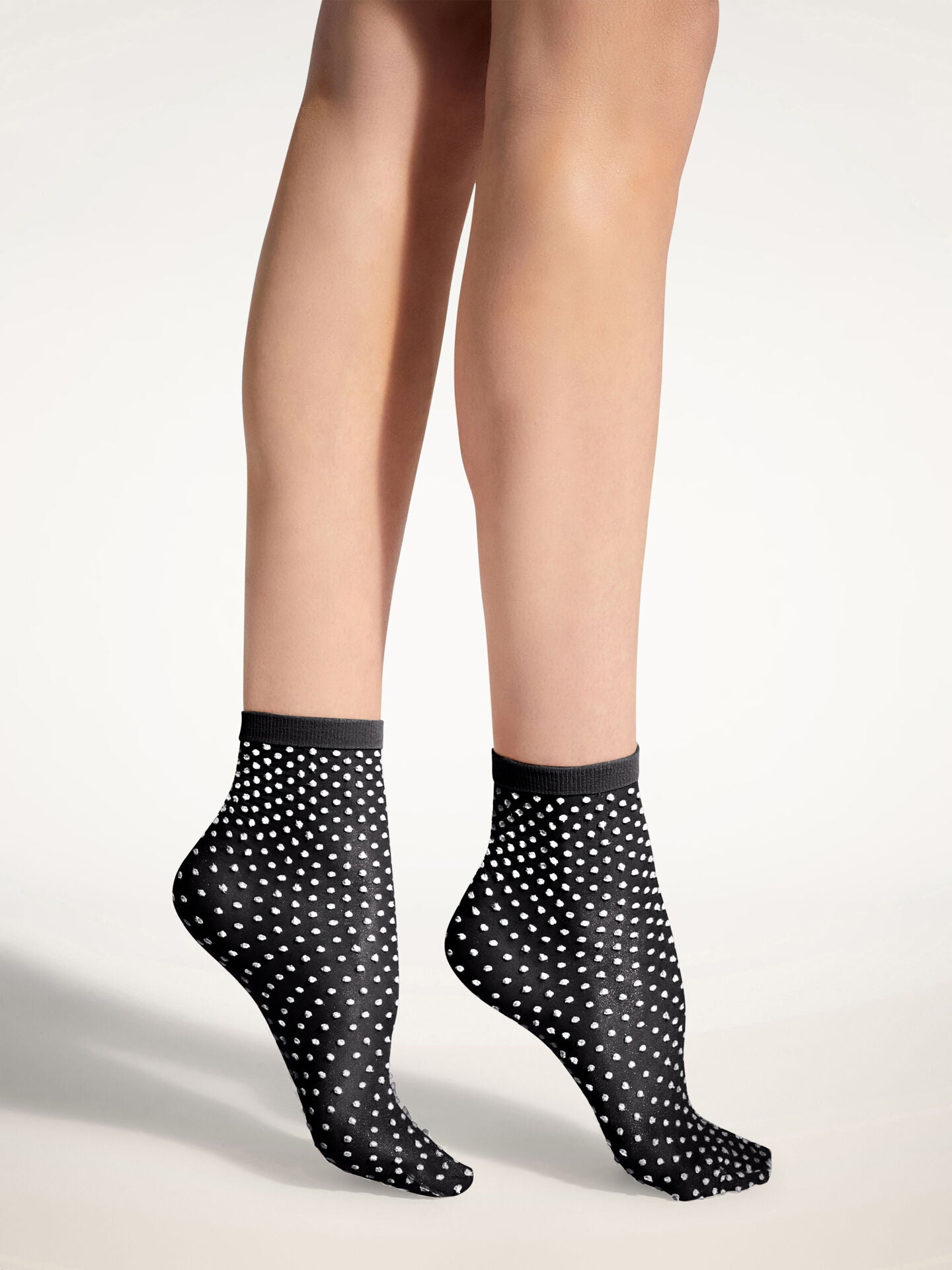 SATIN TOUCH DOTS SOCKS