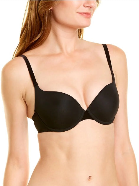 Tulle Push Up Bra Black