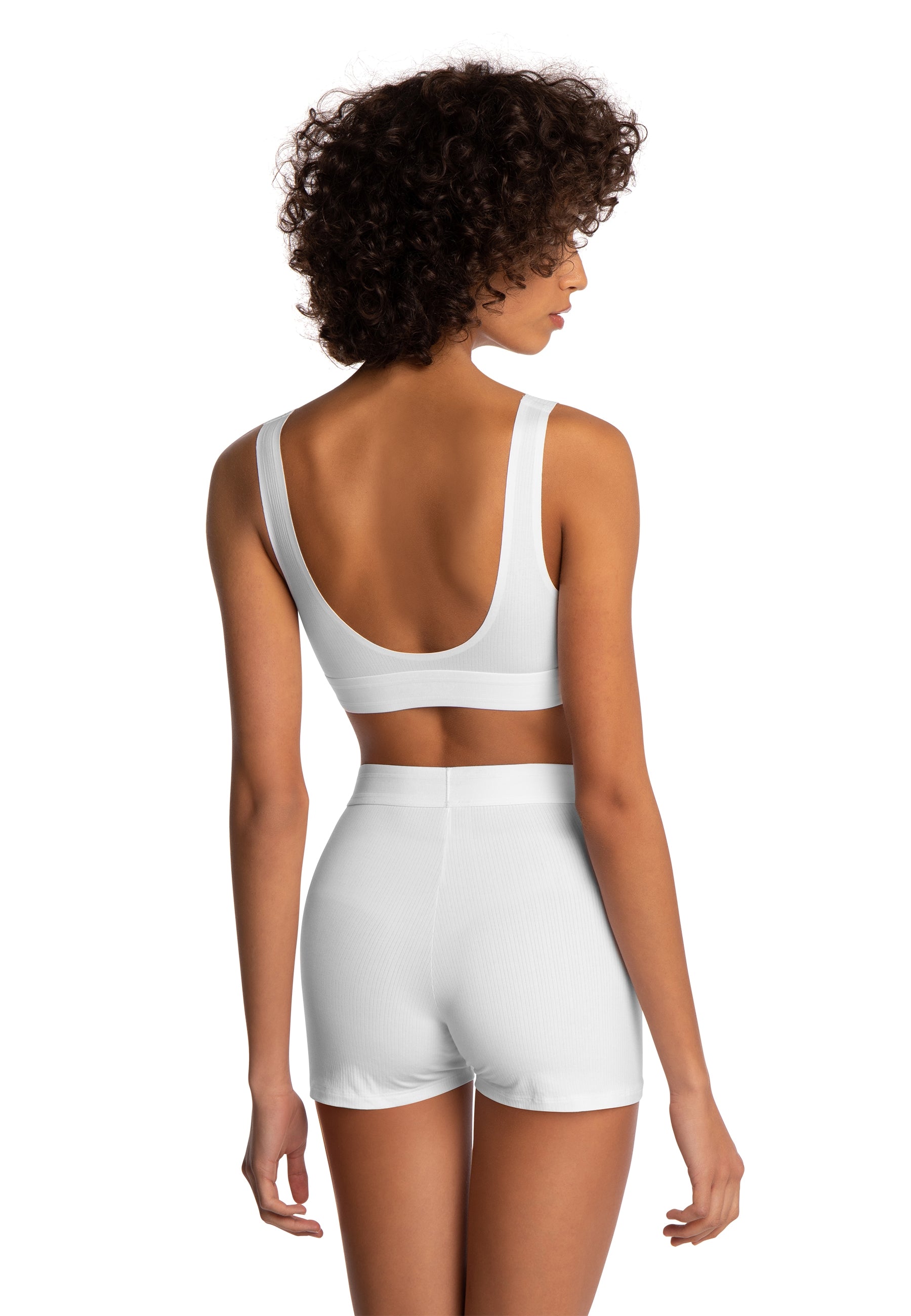 BEAUTY COTTON CROP TOP BRA